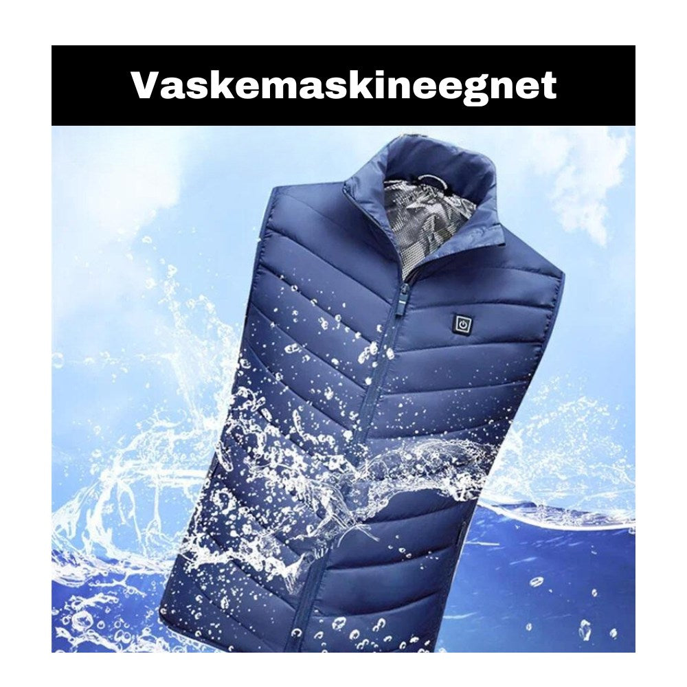 ThermaLux™ | Unisex Termo-vest 2.0 – Opvarmet og Vandtæt Komfort
