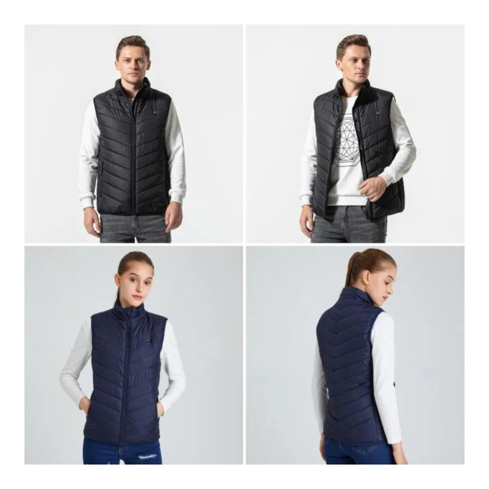ThermaLux™ | Unisex Termo-vest 2.0 – Opvarmet og Vandtæt Komfort