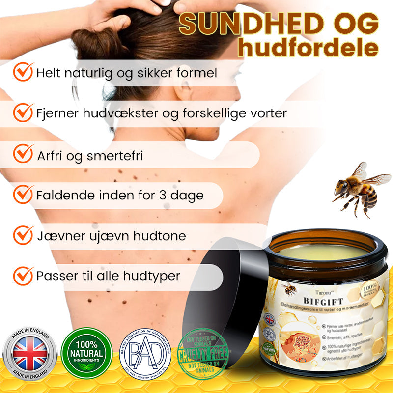 HonningMagien™ Bikemadsmiddel Behandling Creme - Farvel til hudimperfektioner – Hej til glattere, klarere hud!