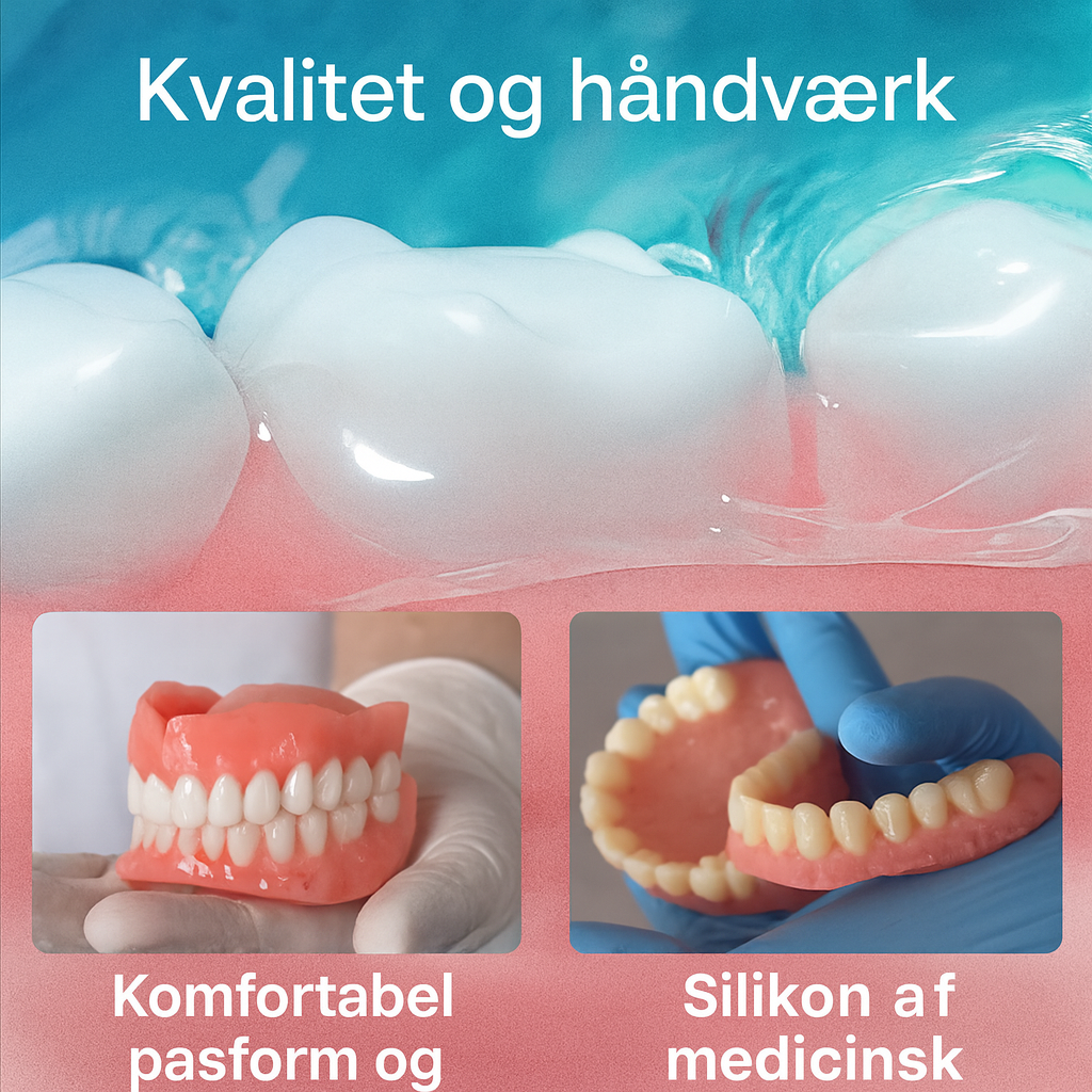 GripSmile™ – Komplet protese med sugeeffekt
