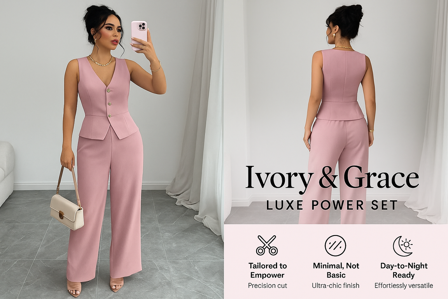 💫 Ivory & Grace™ |  Luxe Power Sæt