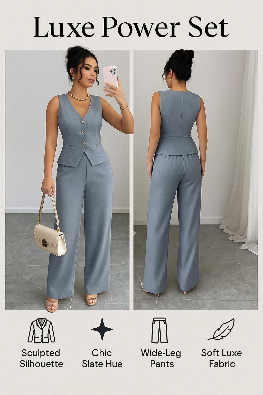 💫 Ivory & Grace™ |  Luxe Power Sæt