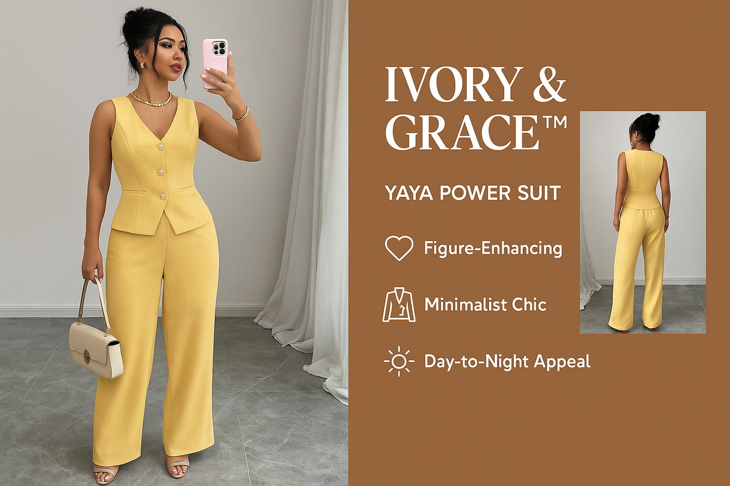 💫 Ivory & Grace™ |  Luxe Power Sæt