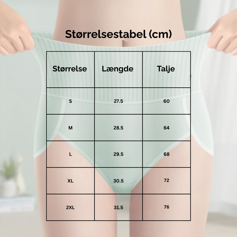 ShapeFit™ | 6-pak åndbare og behagelige trusser med høj talje og mavestøtte