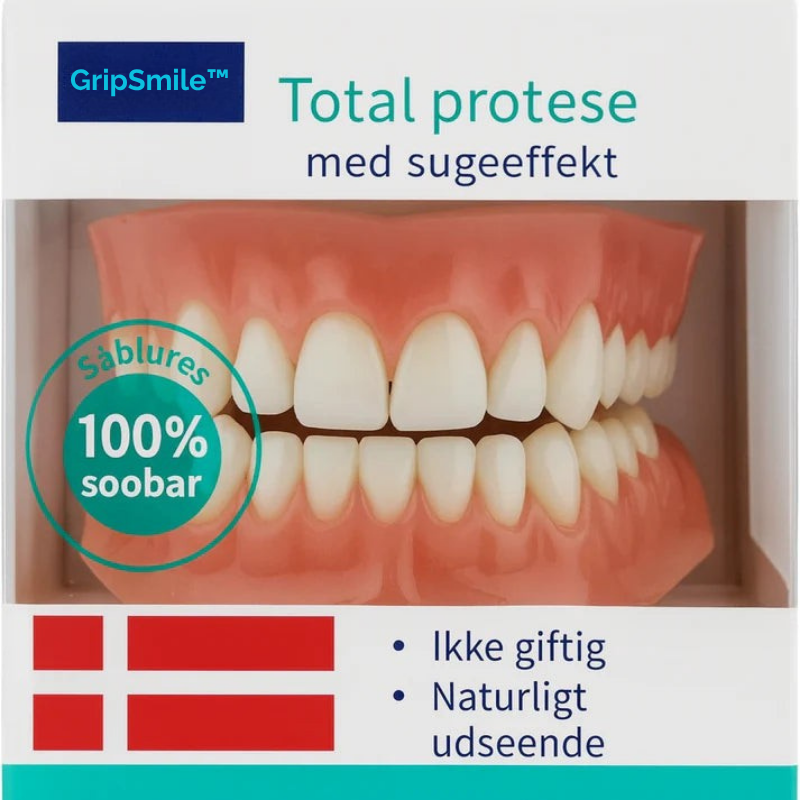 GripSmile™ – Komplet protese med sugeeffekt