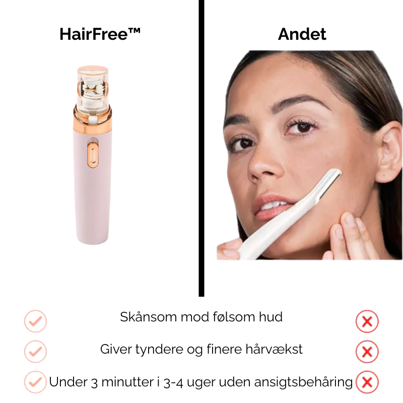 HairFree™ | En smartere måde at fjerne hår på