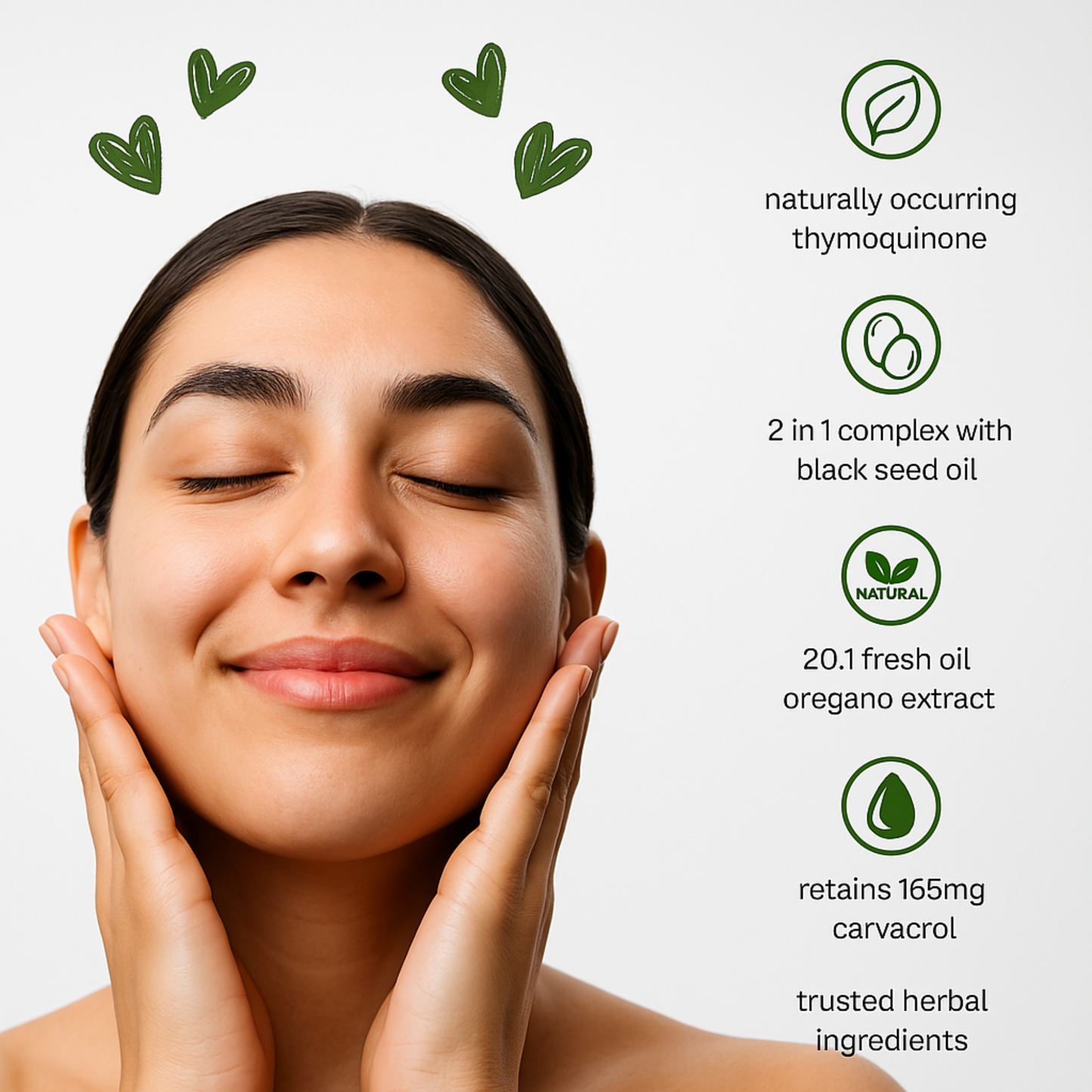 OreCare™ |  én-trins oregano- og sortkommenolie softgel-kapsler