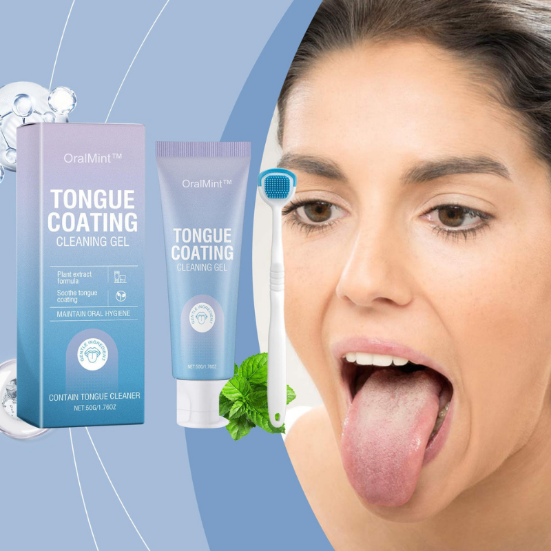 OralMint™ | Sig farvel til belægninger på tungen, dårlig ånde og bakterier.