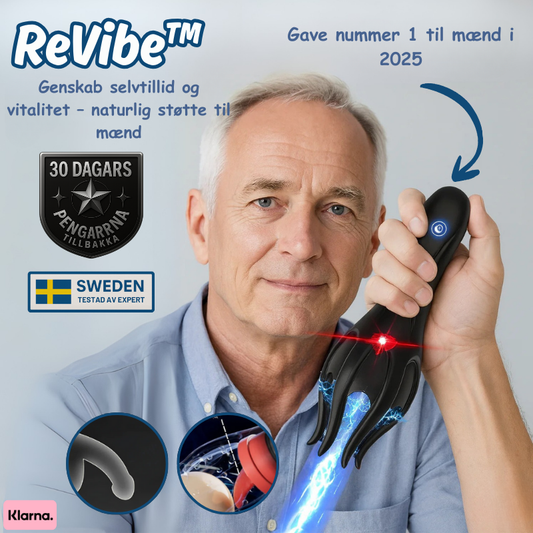 ReVibe™ | Genskab selvtillid og vitalitet – naturlig støtte til mænd
