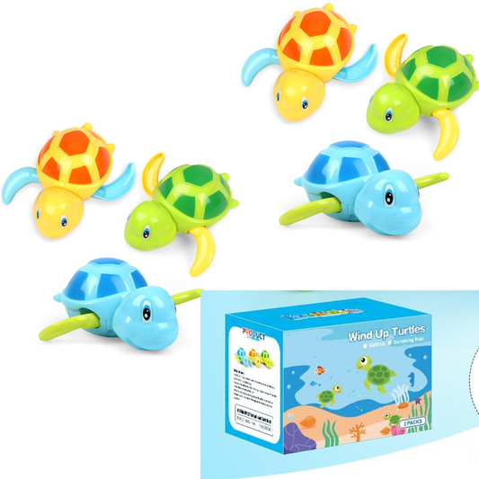 Swimming Turtle™ | Optrækkelig svømmende badlegetøj