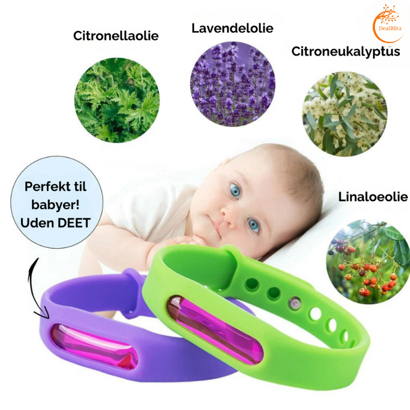 BugAwayBracelet™ | Sig farvel til myggene denne sommer!