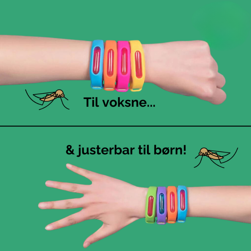 BugAwayBracelet™ | Sig farvel til myggene denne sommer!