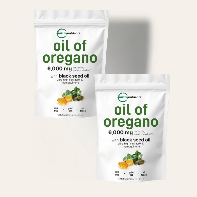 OreCare™ |  én-trins oregano- og sortkommenolie softgel-kapsler
