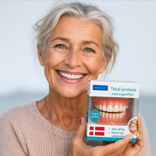 GripSmile™ – Komplet protese med sugeeffekt