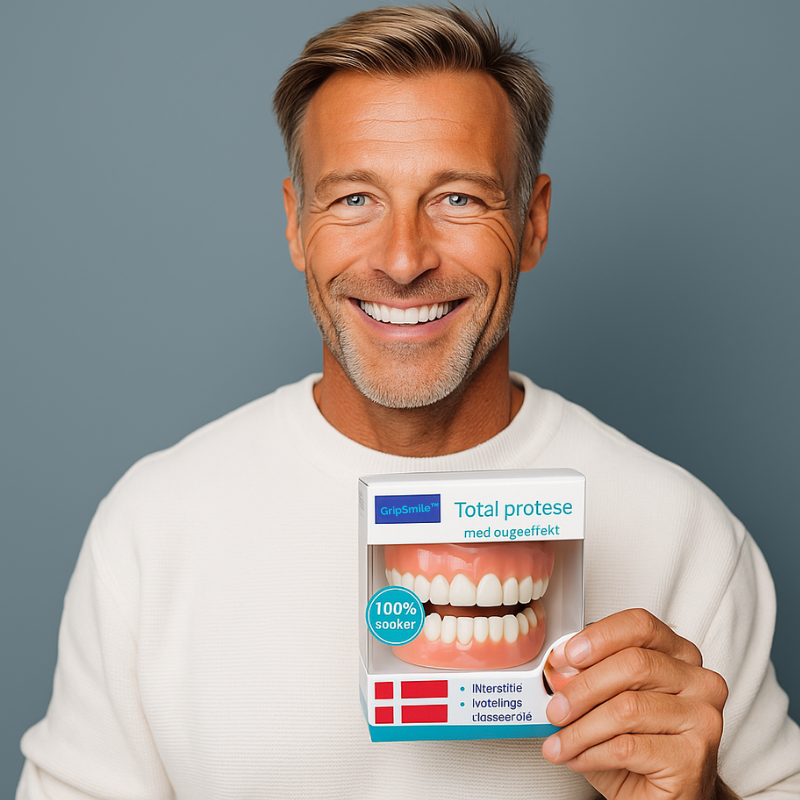 GripSmile™ – Komplet protese med sugeeffekt