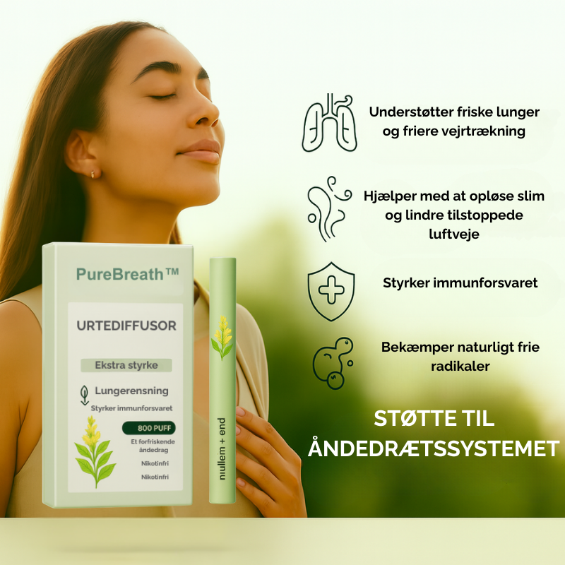 PureBreath™ | Stop med at ryge for altid – enkelt, naturligt, effektivt