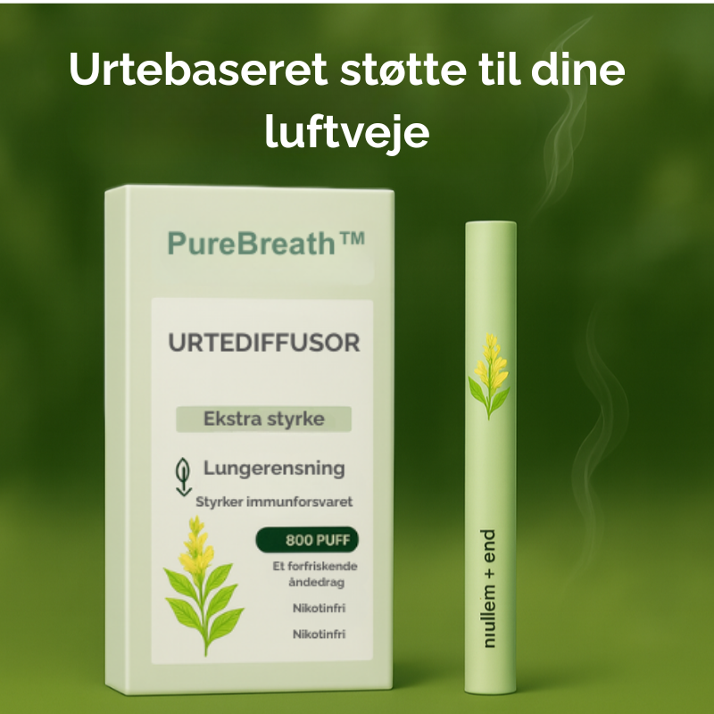 PureBreath™ | Stop med at ryge for altid – enkelt, naturligt, effektivt