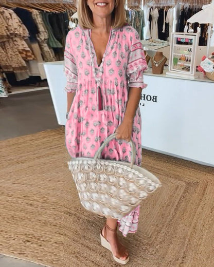 Soléa™ – Stilren Boho Sommarklänning