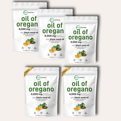 OreCare™ |  én-trins oregano- og sortkommenolie softgel-kapsler