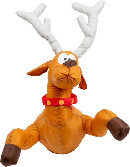 JollieCrash™ – Julemand og Rensdyr Vindues-Crash Dekoration